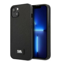 Etui Karl Lagerfeld KLHCP13SSFMP2K na iPhone 13 mini hardcase - czarne Saffiano Plaque