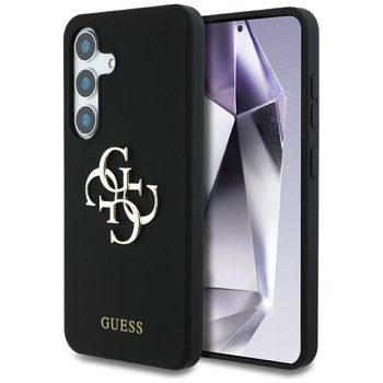 GUESS CASE DO SAMSUNG GALAXY S25 POKROWIEC SILICONE Z LOGO 4G BOTTOM SCRIPT