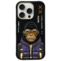 NIMMY ETUI COOL&CUTE 2.0 MONKEY DO IPHONE 16 PRO 6.3 WYSOKA OCHRONA I STYL