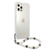 Guess GUHCP12LKPSWH iPhone 12 Pro Max 6,7" Transparent hardcase White Pearl