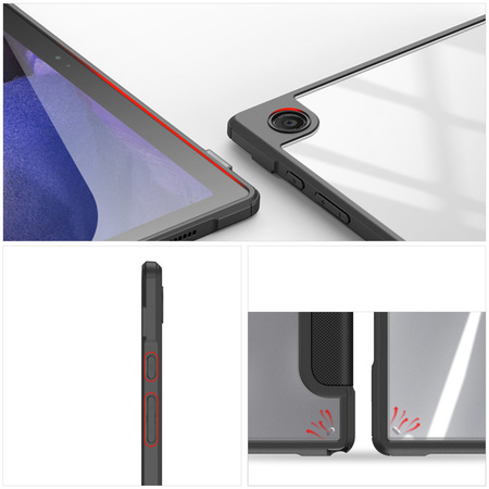 Dux Ducis Toby pancerne etui z klapką Smart Case do Samsung Galaxy Tab A8 10,5'' 2021 czarny
