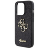 Etui Guess Glitter Script Big 4G na iPhone 15 Pro - czarne
