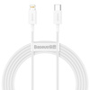 BASEUS KABEL USB-C DO LIGHTNING DO TELEFONÓW APPLE 20W 2M SZYBKIE ŁADOWANIE