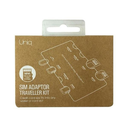 Organizer do kart SIM Uniq Sim Adapter Traveller Kit 7w1