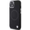 Etui BMW Signature Liquid Silicone MagSafe na iPhone 15 - czarne