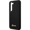 Etui Guess GUHCS23SSLSMK S23 S911 - czarne Silicone Vintage Gold Logo