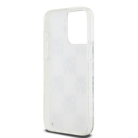 DKNY ETUI HARDCASE DO IPHONE 15 PRO MAX 6.7 Z LIQUID GLITTER MULTILOGO