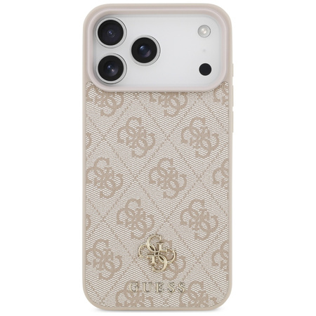 Etui Guess 4G Small 4G and Classic       MagSafe do iPhone 17 Pro Max różowy