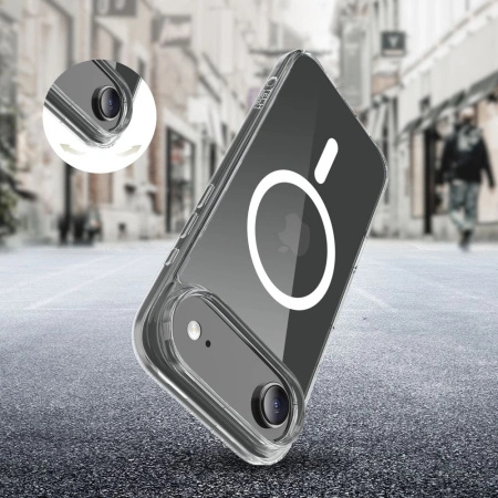 Etui Tech-Protect FlexAir Hybrid MagSafe na iPhone 17 Air - przezroczyste