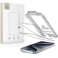 TECH-PROTECT SZKŁO HARTOWANE QUICK SET+ 2-PACK DO IPHONE 15 PRO WYSOKA
