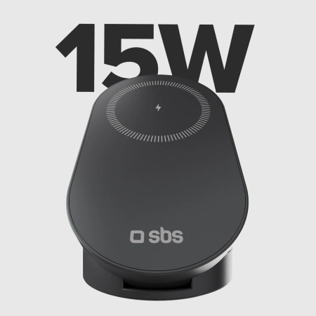 Stacja ładująca SBS składana 3w1 bezprzewodowa QI2 MFI - Made for iPhone - czarna
