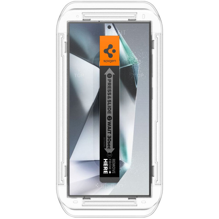 SPIGEN SZKŁO HARTOWANE GLAS.TR EZ FIT DO GALAXY S24 ULTRA Z FILTREM PRIVACY