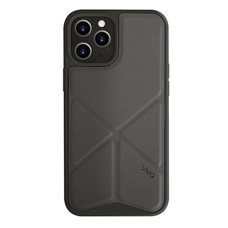 UNIQ etui Transforma iPhone 12 Pro Max 6,5" szary/charcoal grey