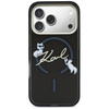 Etui Karl Lagerfeld IML Choupettes Karl  Script Logo MagSafe do iPhone 17 Pro Max czarny