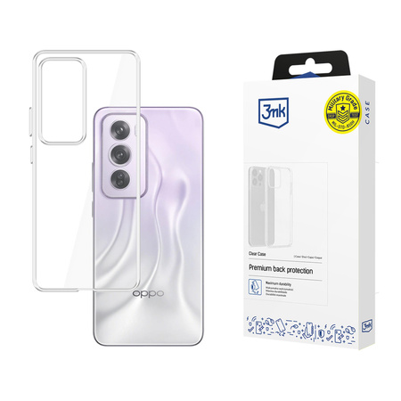 3MK ETUI CLEAR CASE DO OPPO RENO 12 PRO OCHRONNE PRZEJŻYSTE ZAPOBIEGA RYSOM