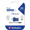 VERBATIM PENDRIVE 64GB USB-C USB-A DO TELEFONÓW IPHONE 12 13 14 15 WYSOKA