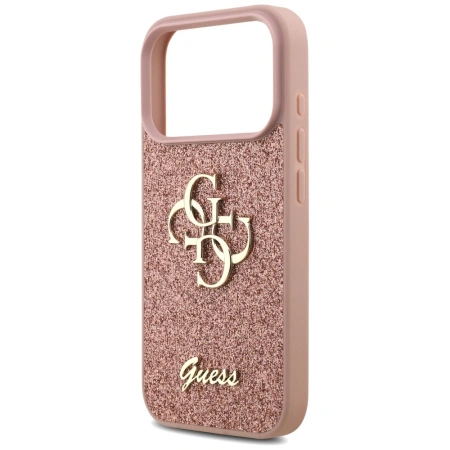 GUESS ETUI FIXED GLITTER BIG 4G DO IPHONE 17 PRO LUKSUSOWY DESIGNERS
