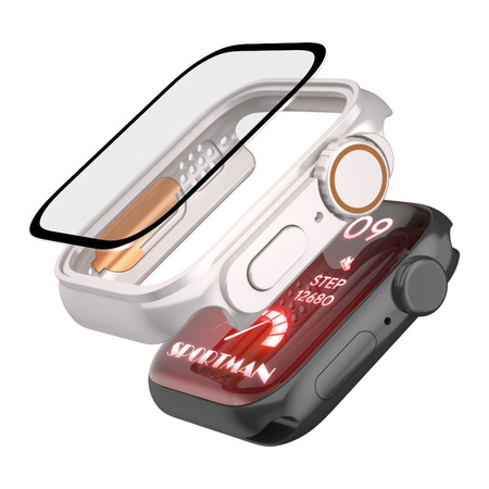 TECH-PROTECT OCHRONNE ETUI DO APPLE WATCH 7 8 9 45MM DEFENSE360 NA TARCZĘ