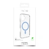 Etui Puro Lite Mag TPU+PC kompatybilne z MagSafe na iPhone 17 - przezroczyste z niebieskim pierścieniem