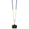 Guess GUHCP15LP4TDSCPB iPhone 15 Pro 6.1" niebieski/blue hardcase Crossbody 4G Metal Logo