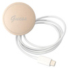 Guess zestaw ładowarka MagSafe + etui do iPhone 13 Pro Max 6,7" brązowe 4G Print (GUBPP13XH4EACSW)