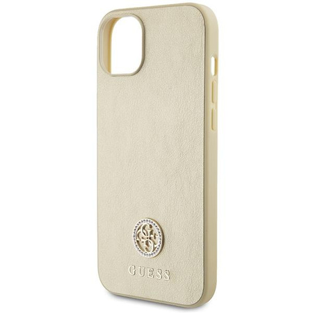 Guess GUHCP15MPS4DGPD iPhone 15 Plus 6.7" złoty/gold hardcase Strass Metal Logo