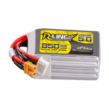 TATTU R-LINE AKUMULATOR 850MAH 14.8V DO MODELI RC DRONÓW XT30U-F 150C