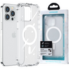 Joyroom Magnetic Defender magnetyczne etui do iPhone 14 pancerny pokrowiec z haczykami podstawką przezroczysty (kompatybilne z MagSafe)