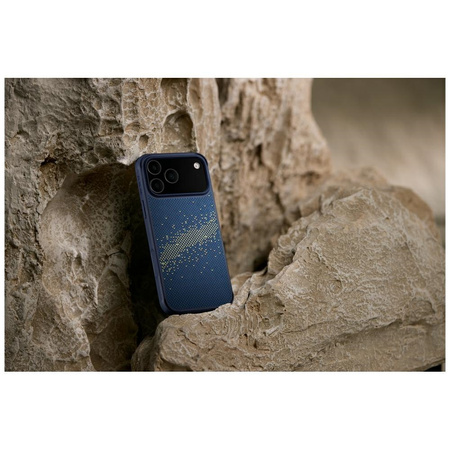 Etui PITAKA StarPeak Aramid ProGuard     MagSafe do iPhone 17 Pro Max milky way galaxy