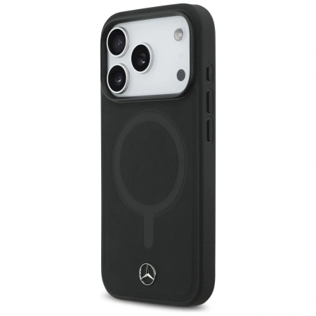 MERCEDES ETUI SKÓRZANE PLAIN SMOOTH LEATHER DO IPHONE 17 PRO