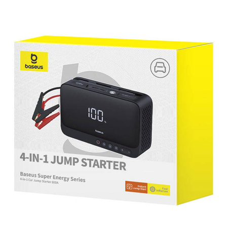 BASEUS POWERBANK ROZRUSZNIK 600A DO AUT SAMOCHODOWY Z FUNKCJĄ JUMP STARTERA