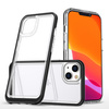 Clear 3in1 etui iPhone 14 Plus silikonowy pokrowiec z ramką czarne