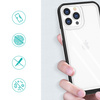 Clear 3in1 etui iPhone 14 Pro Max silikonowy pokrowiec z ramką czerwone