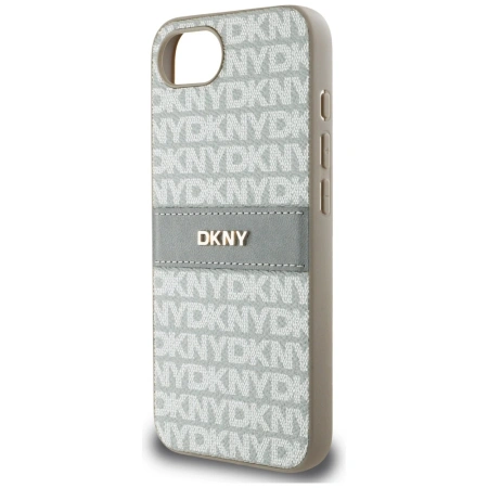 DKNY ETUI CASE REPEAT TEXTURE PATTERN Z PASAMI DO IPHONE 16E LUKSUSOWE