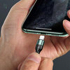 USAMS KABEL PLECIONY DO LIGHTNING IPHONE 12 13 14 1M SZYBKI PRZESYŁ DANYCH