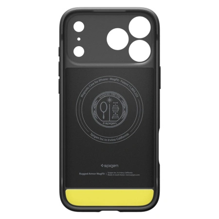SPIGEN ETUI RUGGED ARMOR MAGSAFE DO IPHONE 17 PRO OCHRONA TELEFONU MATOWA