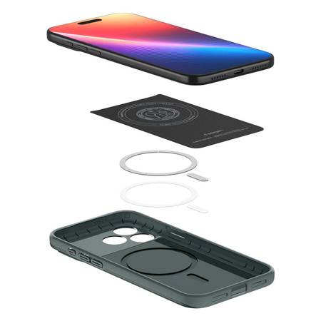 SPIGEN THIN FIT MAG MAGSAFE IPHONE 17 PRO ABYSS GREEN