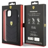 Etui Ferrari Quilted Metal Logo do iPhone 15 Plus - czarne