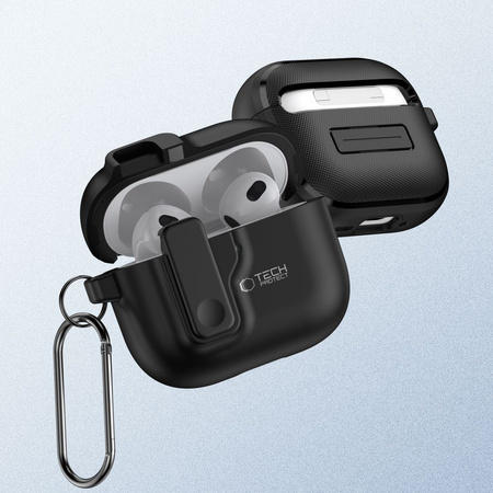 TECH-PROTECT ETUI DO APPLE AIRPODS 4 SLIM HOOK ANTYPOŚLIZGOWE WYSOKA JAKOŚĆ