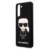 Karl Lagerfeld KLHCS21MSLFKBK S21+ G996 hardcase czarny/black Silicone Iconic