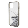 KARL LAGERFELD ETUI LIQUID GLITTER DO IPHONE 15 14 13 6.1 Z CHOUPETTE