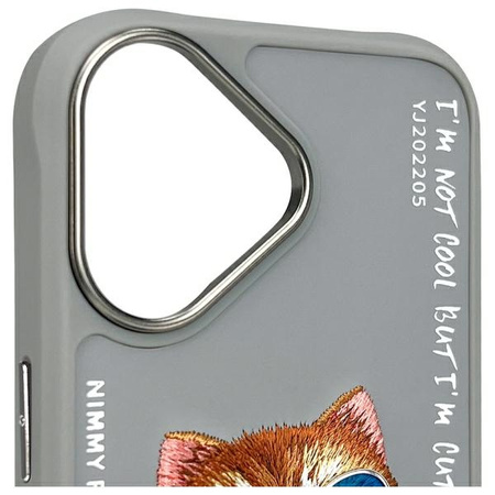 NIMMY ETUI CASE DO IPHONE 16 6.1 Z MOTYWEM CAT GLASSES STYLOWE OCHRONA