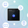 Sonoff panel sterowania inteligentnego domu z ekranem dotykowym Zigbee 3.0 Google Assistant, Alexa czarny (NSPanel Pro)