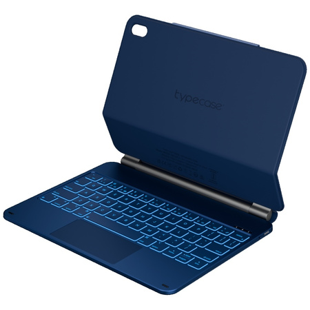 Etui Typecase Edge z klawiaturą do iPad  11" (A16) 2025 / iPad 10.9" 2022 błękitny pacyfik