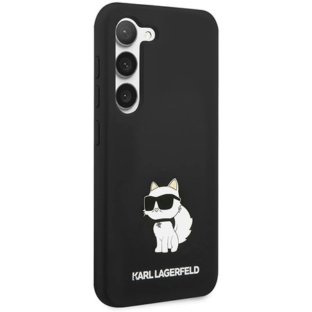 Etui Karl Lagerfeld Silicone Choupette na Samsung Galaxy S24 - czarne