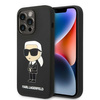 Karl Lagerfeld KLHCP14LSNIKBCK iPhone 14 Pro 6,1" hardcase czarny/black Silicone Ikonik