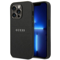 Guess GUHCP14LPSASBBK iPhone 14 Pro 6,1" czarny/black Saffiano Strap