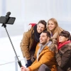 HURTEL SELFIE STICK TEELESKOPOWY TRIPOD Z OKRĄGŁĄ LAMPĄ DO TELEFONÓW 0.71M