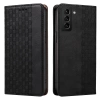 Magnet Strap Case etui do Samsung Galaxy S22+ (S22 Plus) pokrowiec portfel + mini smycz zawieszka czarny