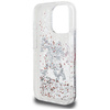 Etui Karl Lagerfeld Liquid Glitter       Choupette Logo do iPhone 16 Pro przezroczysty